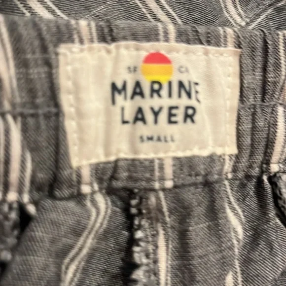 Allison Pant in Navyand White Stripe - Picture 4 of 4